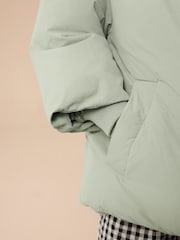 Sage Green Shower Resistant Padded Coat (3-16yrs) - Image 4 of 9