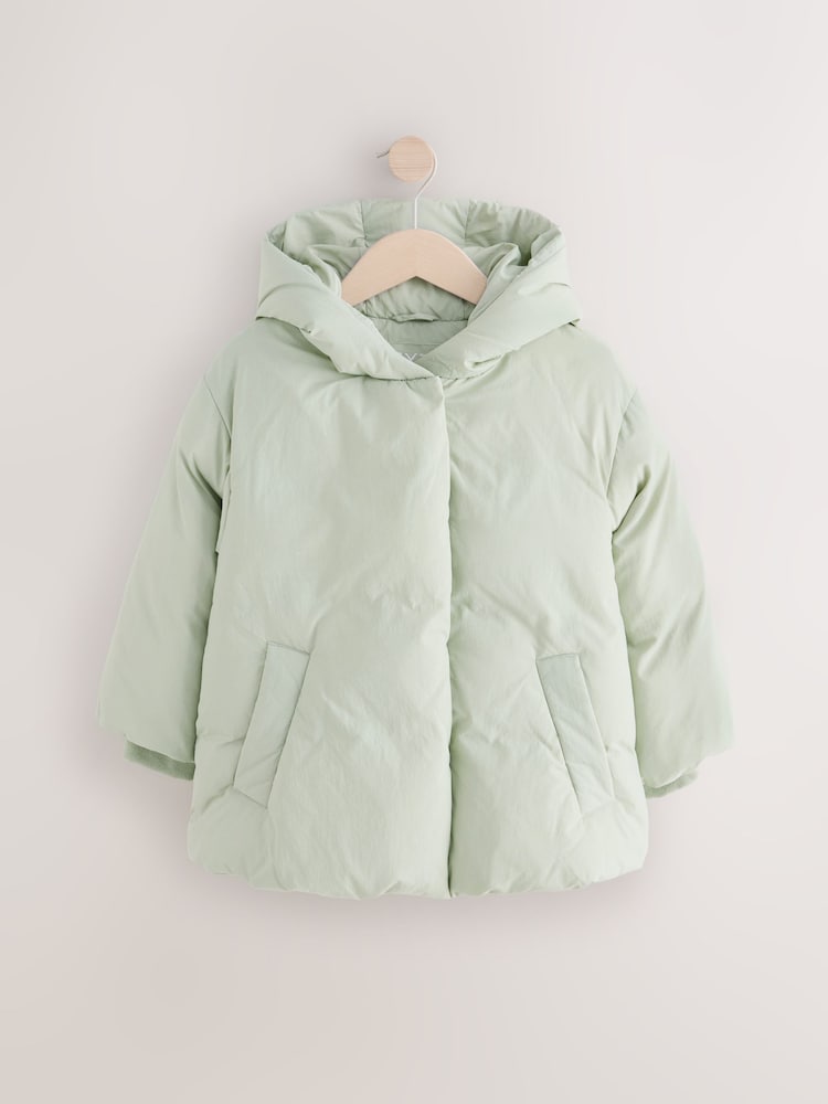 Sage Green Shower Resistant Padded Coat (3-16yrs) - Image 5 of 9