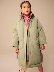 Sage Green Shower Resistant Padded Coat (3-16yrs) - Image 1 of 11
