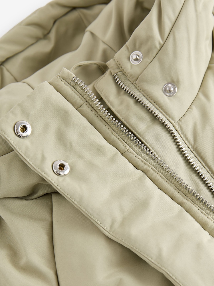 Sage Green Shower Resistant Padded Coat (3-16yrs) - Image 11 of 11