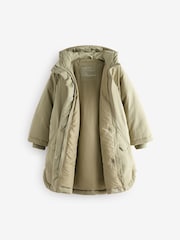 Sage Green Shower Resistant Padded Coat (3-16yrs) - Image 7 of 11