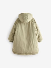 Sage Green Shower Resistant Padded Coat (3-16yrs) - Image 8 of 11