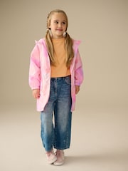 وردي طباعة شكل رخام - Shower Resistant Cagoule Jacket (3-16yrs) - صورة 2 من 11