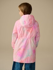 وردي طباعة شكل رخام - Shower Resistant Cagoule Jacket (3-16yrs) - صورة 3 من 11