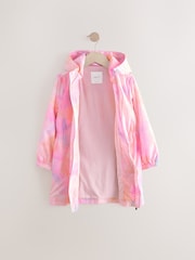 وردي طباعة شكل رخام - Shower Resistant Cagoule Jacket (3-16yrs) - صورة 8 من 11