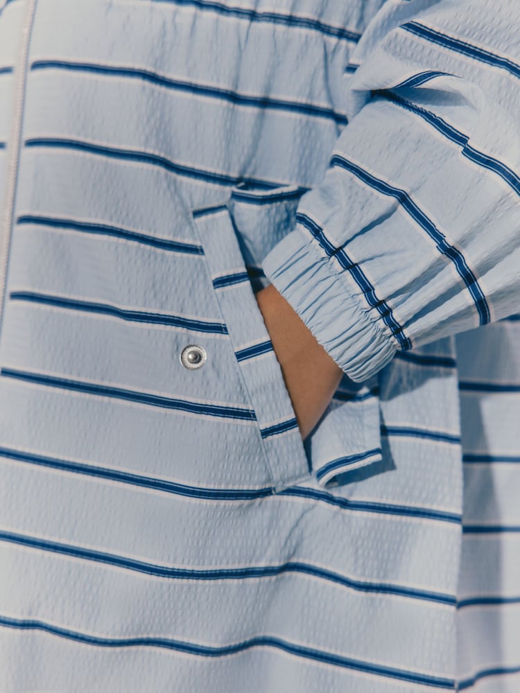 Blue Stripe Shower Resistant Cagoule Jacket (3-16yrs) - Image 4 of 4