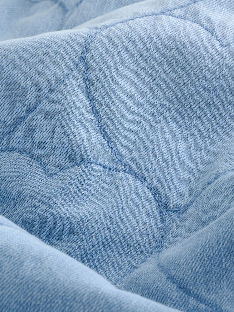 Mid modra Denim - Prešito srce; srčast jakna; suknjič (3-16let) - Slika 6 iz 6 Mid modra Denim - Prešito srce; srčast jakna; suknjič (3-16let) - Slika 6 iz 6