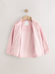 Rosa Stripete - Denim Shacket (3-16år) - Bilde 7 av 9
