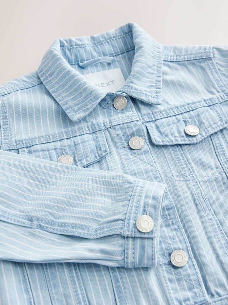 Bleu à rayures - Veste Western % 100 (3à16 ) - Image 8 of 9