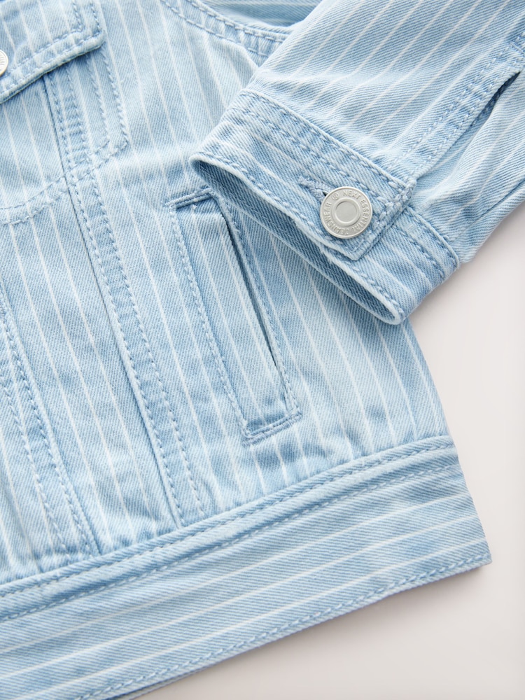 Blauer Ticking-Streifen - Western-Jacke aus 100 % Baumwolle (3–16 J.) - Bild 9 von 9 Blauer Ticking-Streifen - Western-Jacke aus 100 % Baumwolle (3–16 J.) - Bild 9 von 9