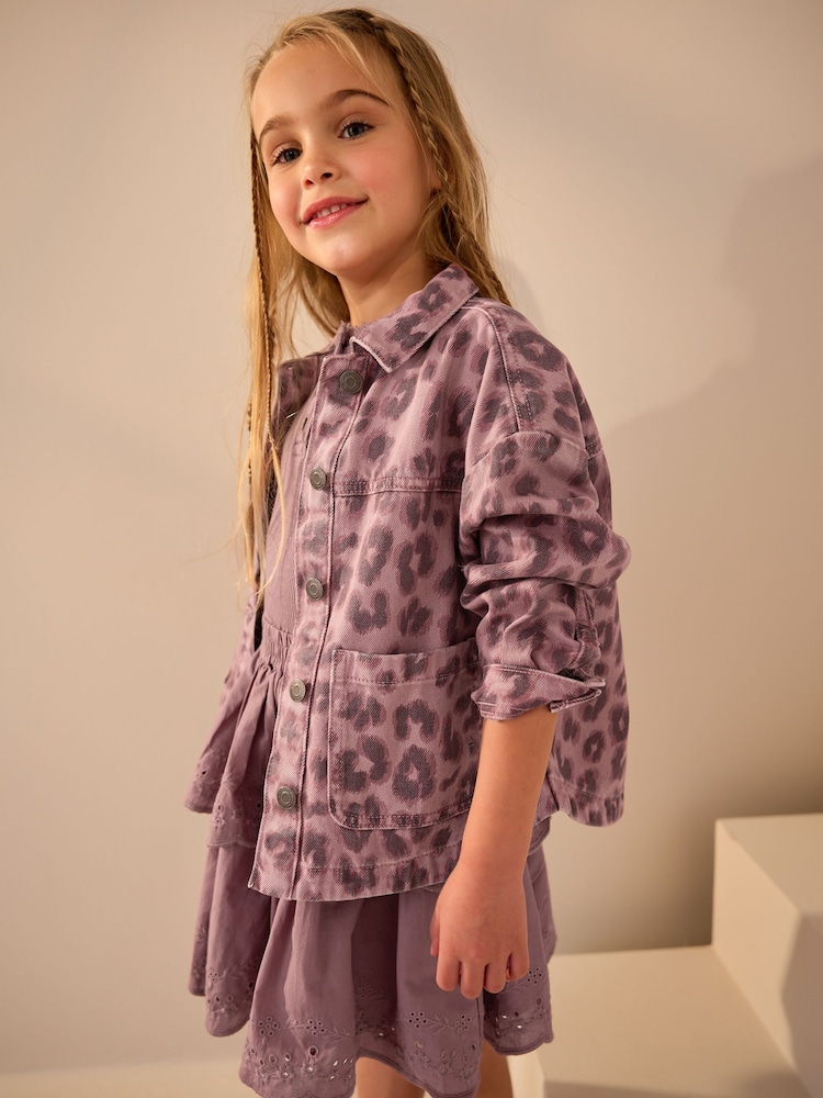 Animal Denim Shacket (3-16yrs) - Image 1 of 4