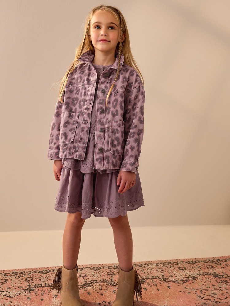 Animal Denim Shacket (3-16yrs) - Image 2 of 4