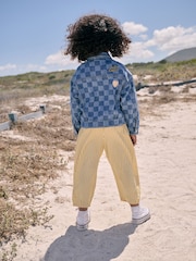 Blue Denim 100% Cotton Smiley World Denim Jacket (3-16yrs) - Image 2 of 4