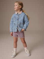 Blue Denim Collared Shacket (3-16yrs) - Image 5 of 6