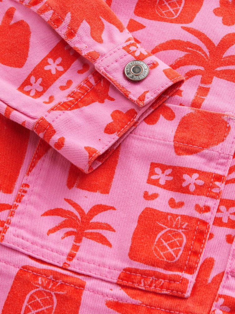 Rosa/Rot - AOP-Set aus Shacket und Shorts (3–16 J.) - Bild 7 von 7 Rosa/Rot - AOP-Set aus Shacket und Shorts (3–16 J.) - Bild 7 von 7