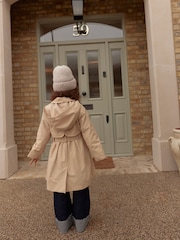 Stone Shower Resistant Skirted Trench Coat (3-16yrs) - Image 3 of 9