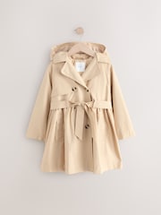 Stone Shower Resistant Skirted Trench Coat (3-16yrs) - Image 5 of 9