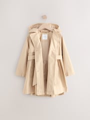 Stone Shower Resistant Skirted Trench Coat (3-16yrs) - Image 7 of 9