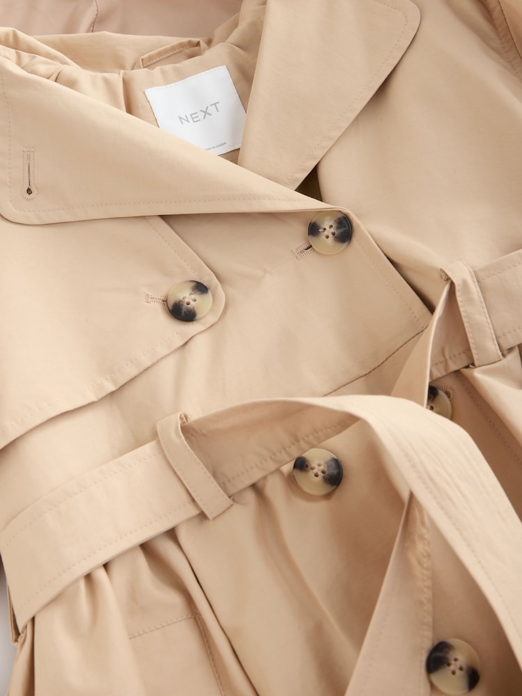 Stone Shower Resistant Skirted Trench Coat (3-16yrs) - Image 9 of 9