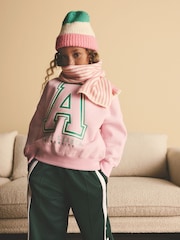 Pink/Green Slogan Sweatshirt (3-16yrs) - Image 3 of 8
