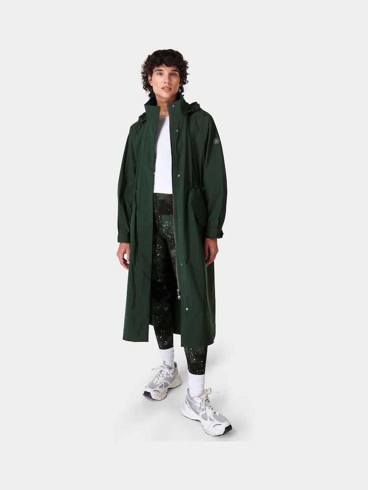 Sweaty Betty Green Motion Longline Parka - Image 1 of 7