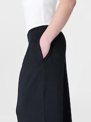Sweaty Betty Black Modal Wide Leg Trousers - Image 5 of 6