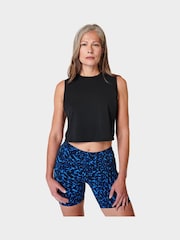 Schwarz - Sweaty Betty Breathe Easy Crop-Tanktop - Bild 1 von 7