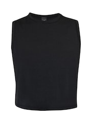 Schwarz - Sweaty Betty Breathe Easy Crop-Tanktop - Bild 7 von 7