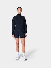 Sweaty Betty Black Explorer Half Zip Midlayer Top - Image 3 of 6