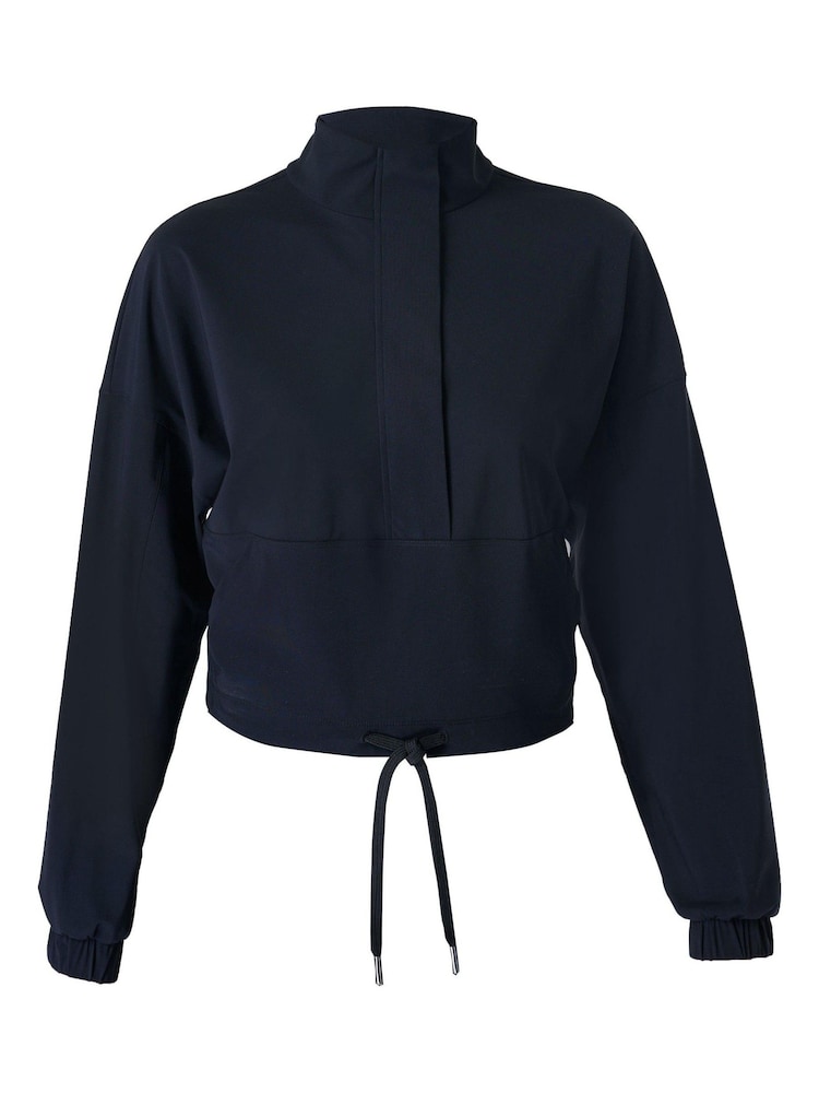 Sweaty Betty Black Explorer Half Zip Midlayer Top - Image 6 of 6