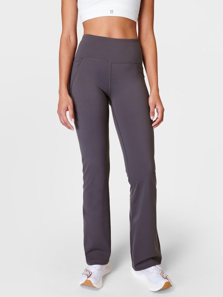 Sweaty Betty Grey 30 inch inside seam Power Workout Boot Cut Leggings - Image 1 of 10