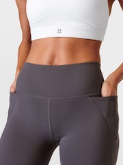 Sweaty Betty Grey 30 inch inside seam Power Workout Boot Cut Leggings - Image 4 of 10