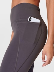 Sweaty Betty Grey 30 inch inside seam Power Workout Boot Cut Leggings - Image 6 of 10