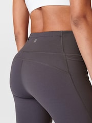 Sweaty Betty Grey 30 inch inside seam Power Workout Boot Cut Leggings - Image 7 of 10