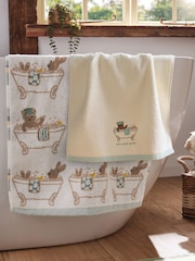 Natural Woodland 100% Cotton Spa Towel - Image 1 of 9