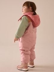 Pink Waterproof Colour Block Snowsuit (3mths-7yrs) - Image 3 of 10