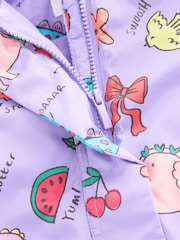Purple Shower Resistant Character AOP Snowsuit (3mths-7yrs) - Image 7 of 9