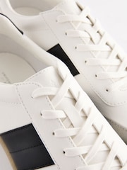 White T-Bar Low Trainers - Image 5 of 6