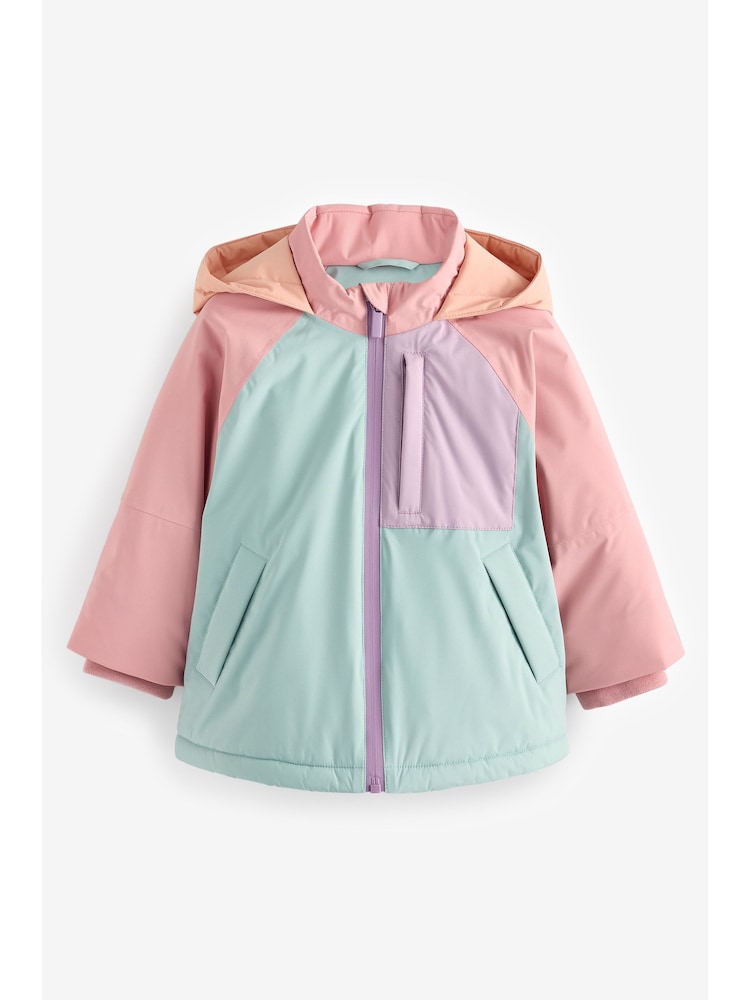 Multi Waterproof Colourblock Coat (9mths-7yrs) - Image 10 of 15