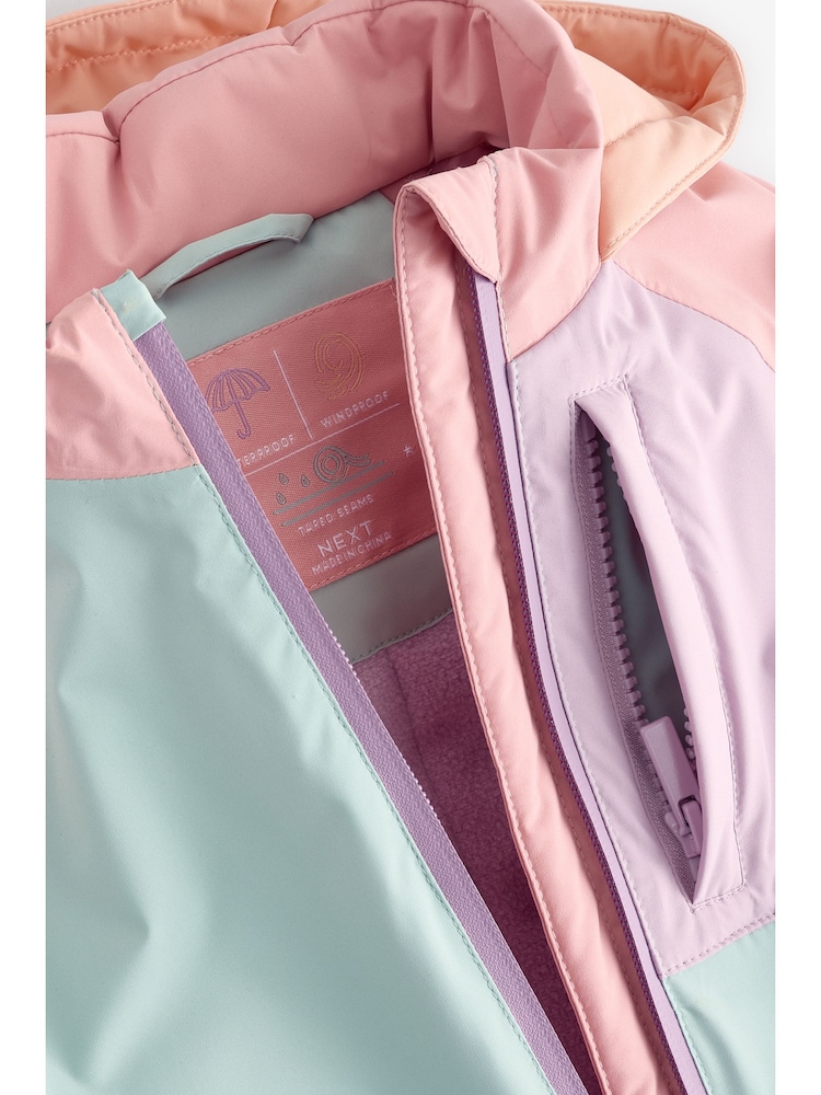 Multi Waterproof Colourblock Coat (9mths-7yrs) - Image 13 of 15