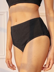 Albaray Rib Bikini Black Joggers - Image 3 of 4