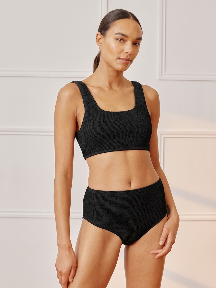 Albaray Rib Black Bikini Top - Image 1 of 5