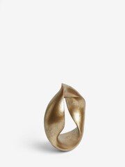 Gold Metal Twist Loop Ornament - Image 3 of 4