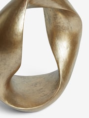 Gold Metal Twist Loop Ornament - Image 4 of 4