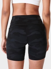 Sweaty Betty Black 6" Inseam Power 6" Biker Shorts - Image 8 of 11