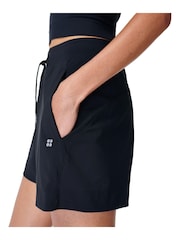 Sweaty Betty Black Explorer 5.5" Shorts - Image 2 of 6