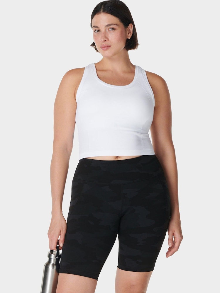 Sweaty Betty Black Power 9" Biker Shorts - Image 12 of 15
