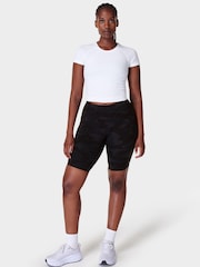 Sweaty Betty Black Power 9" Biker Shorts - Image 7 of 15