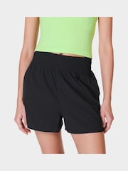 Sweaty Betty Black Relay Unlined Shell Shorts - Image 1 of 6