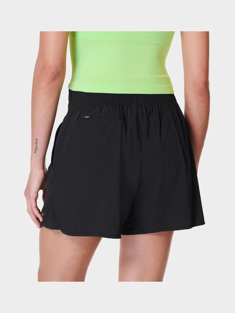 Sweaty Betty Black Relay Unlined Shell Shorts - Image 2 of 6